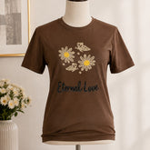 Brown with flower shirt