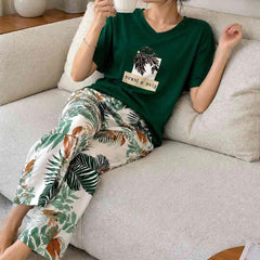 Green Leaf Print