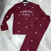 Mini Heart Printed suit