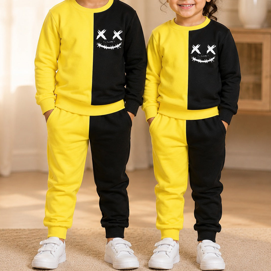 Yellow & Black Winter Suit