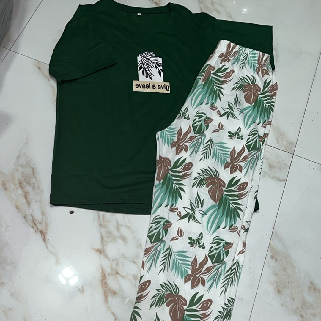 Green Leaf Print
