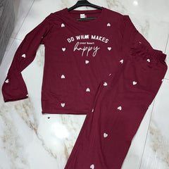Mini Heart Printed suit
