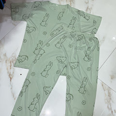 Black Rabbit printed suit